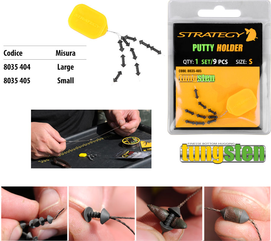 strategy tungsten putty holder